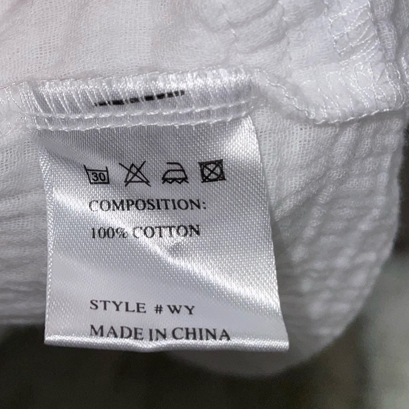 Igenjun Button Down Beach Coverup| Oversized Top| Dress - Picture 4 of 5